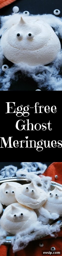 Egg-free Ghost Meringues Recipe by AllergyAwesomeness