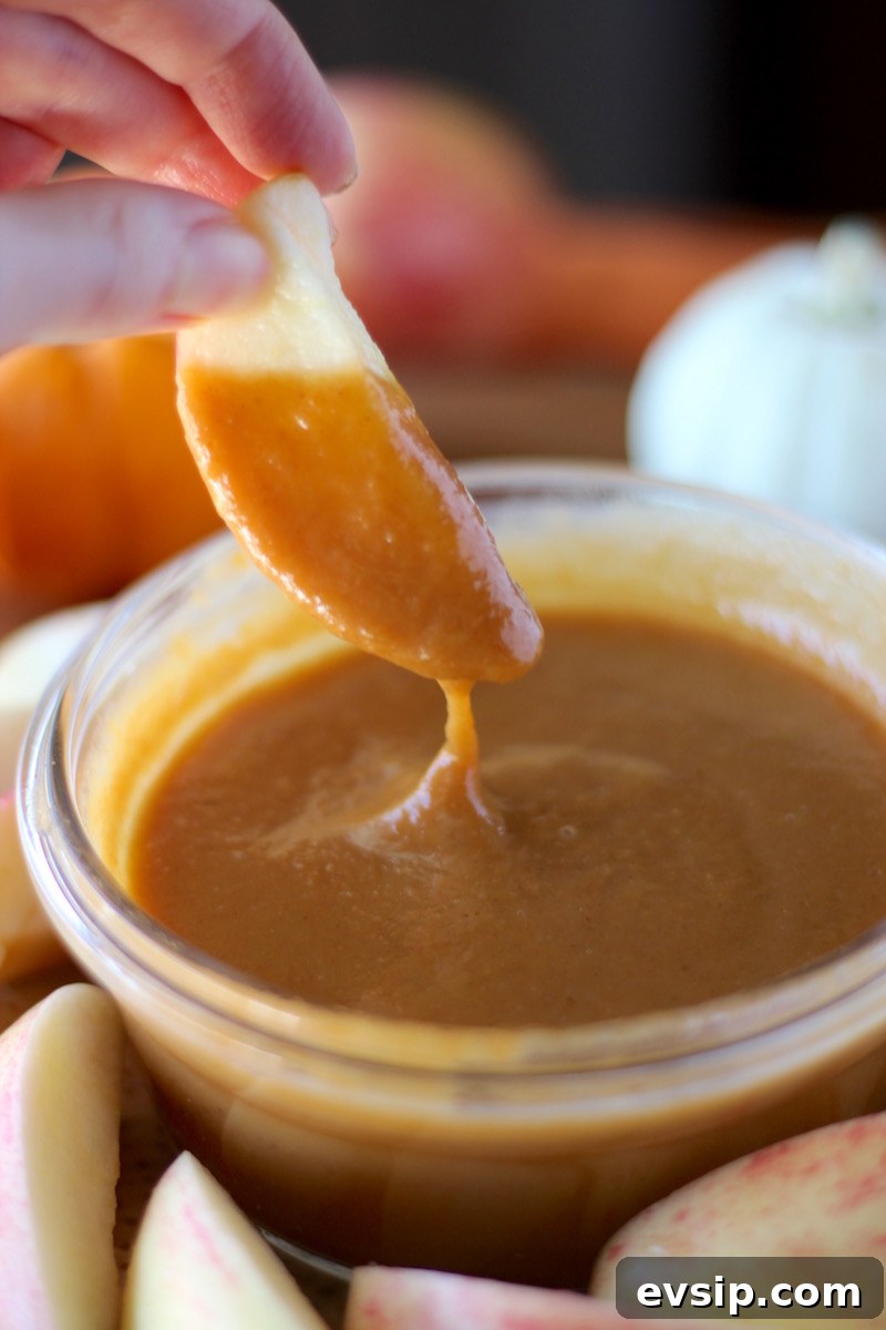 Pumpkin Salted Caramel Sauce (AIP) - a dairy-free, Paleo caramel sauce featuring pumpkin, cinnamon, and spice! Such an awesome combination! | fedandfulfilled.com