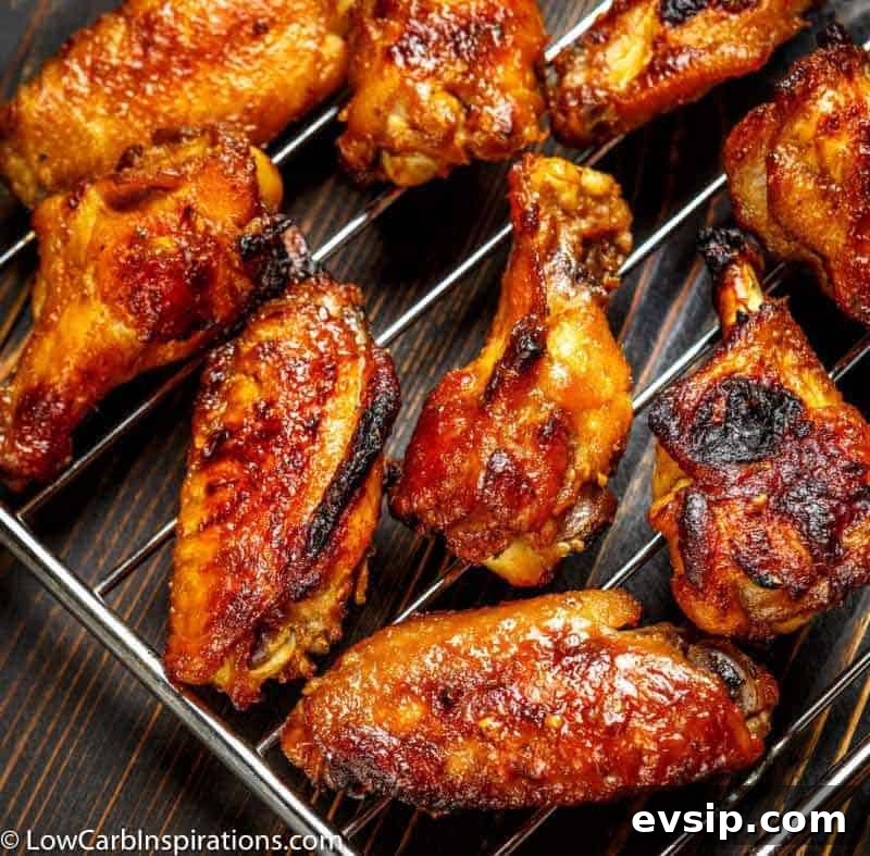 Low-Carb Crispy Buffalo Wings Recipe for Perfect Oven or Air Fryer Crispy Wings 4 Low Carb Crispy Buffalo Wings Recipe