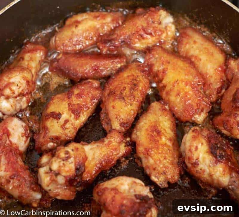 Low-Carb Crispy Buffalo Wings Recipe for Perfect Oven or Air Fryer Crispy Wings 5 Low Carb Crispy Buffalo Wings Recipe