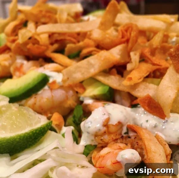 Shrimp Taco Salad 