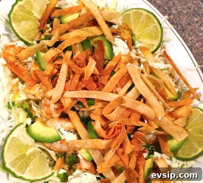 Shrimp Taco Salad 