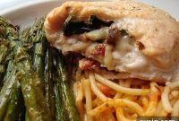 Sun-Dried Tomato and Mushroom Stuffed Chicken Breast