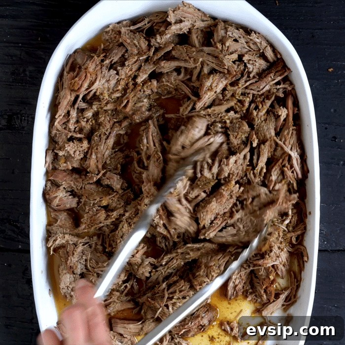 Slow Cooker Pulled Skirt Steak — Gluten-Free Keto Recipe 4 Slow Cooker Pulled Skirt Steak — Keto & Paleo