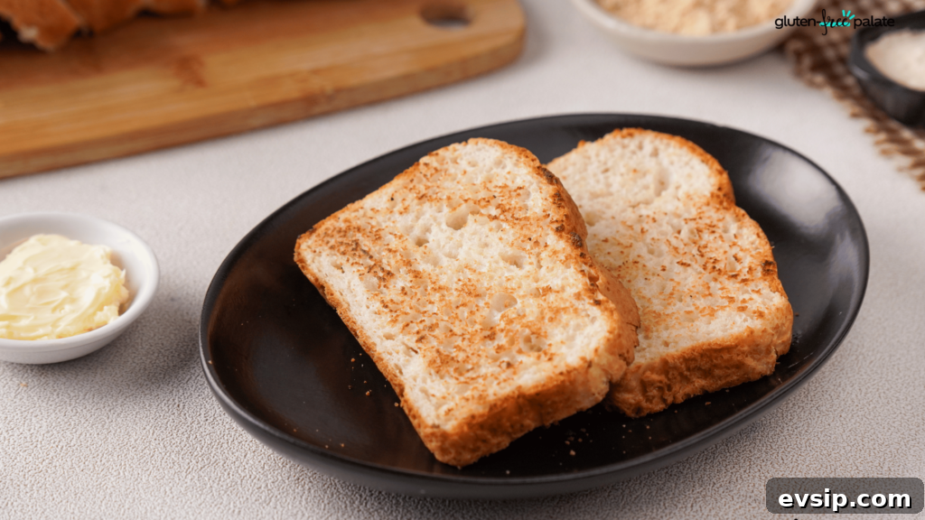 Irresistible Gluten-Free Brunch Recipes You’ll Crave Again 10 Two slices of toasted gluten free bread with butter.