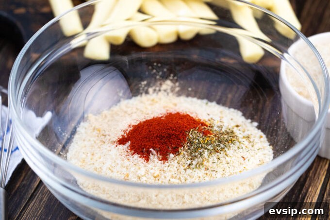 Panko bread crumb mixture.
