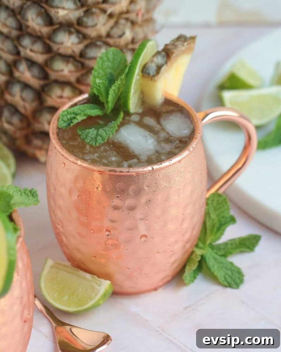 10 Moscow Mule Variations to Try Tonight 10 Pineapple Moscow Mule