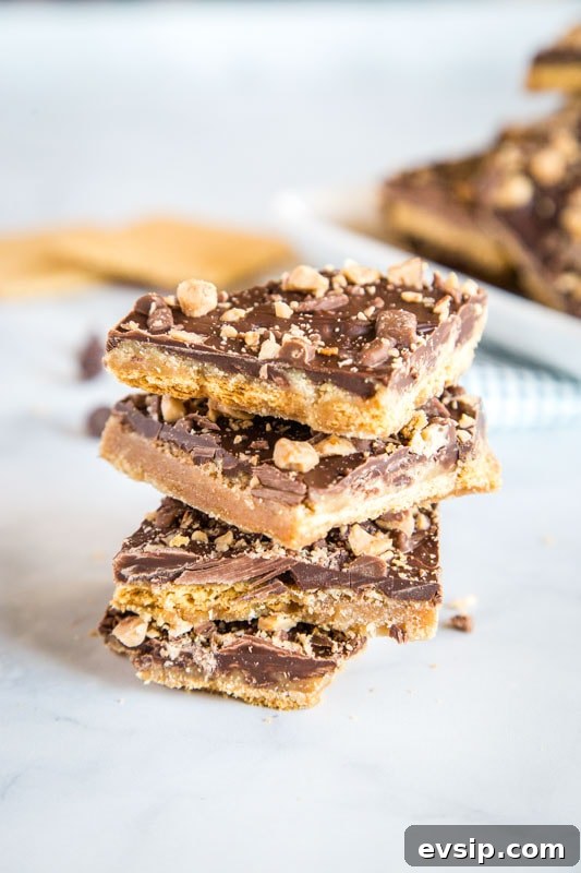 Graham Cracker Toffee is also known as Christmas Crack and is a classic holiday treat