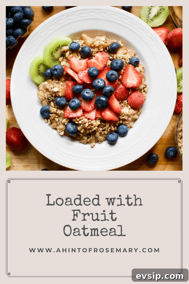 Loaded with Fruit Oatmeal