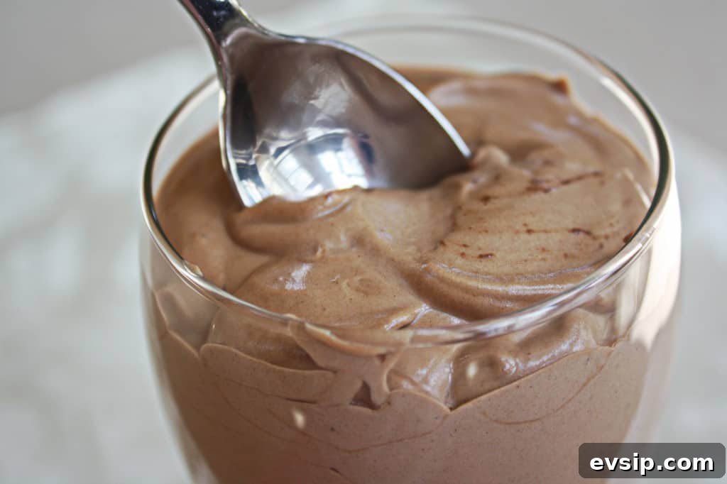 Easy Nutella Mousse - uses just two ingredients!