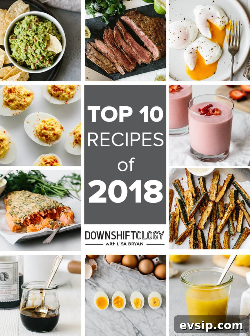 Top 10 Most Popular Recipes of 2018 You’ll Want to Try 2 Top 10 healthy recipes on Downshiftology in 2018.
