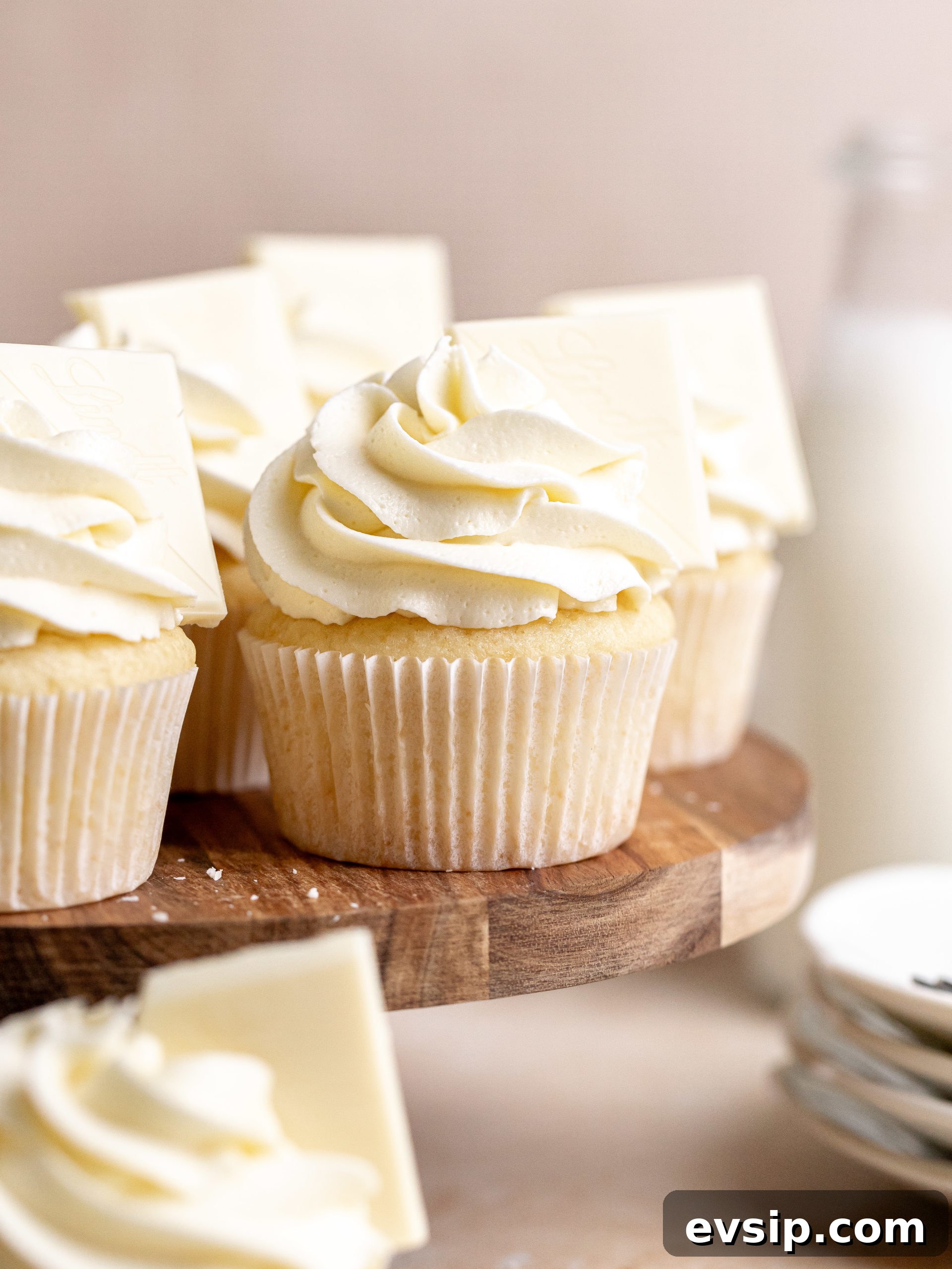 White Chocolate Cupcakes