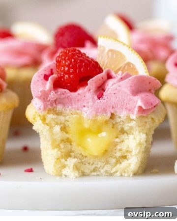 Raspberry Lemon Cupcakes