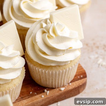 White Chocolate Cupcakes