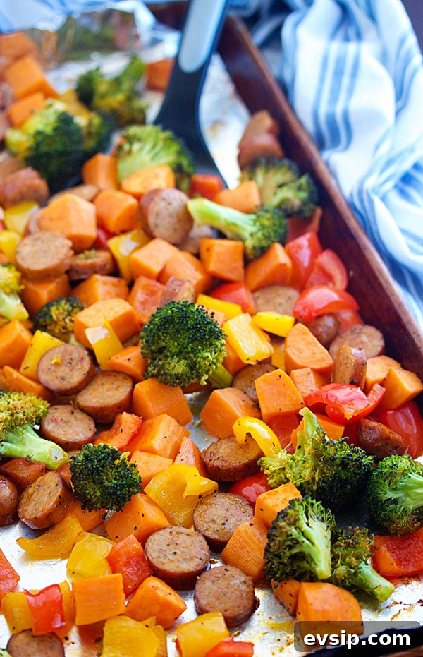 Sheet Pan Sausage & Veggie Dinner