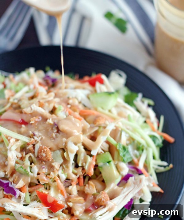 Thai Chicken Crunch Slaw Salad