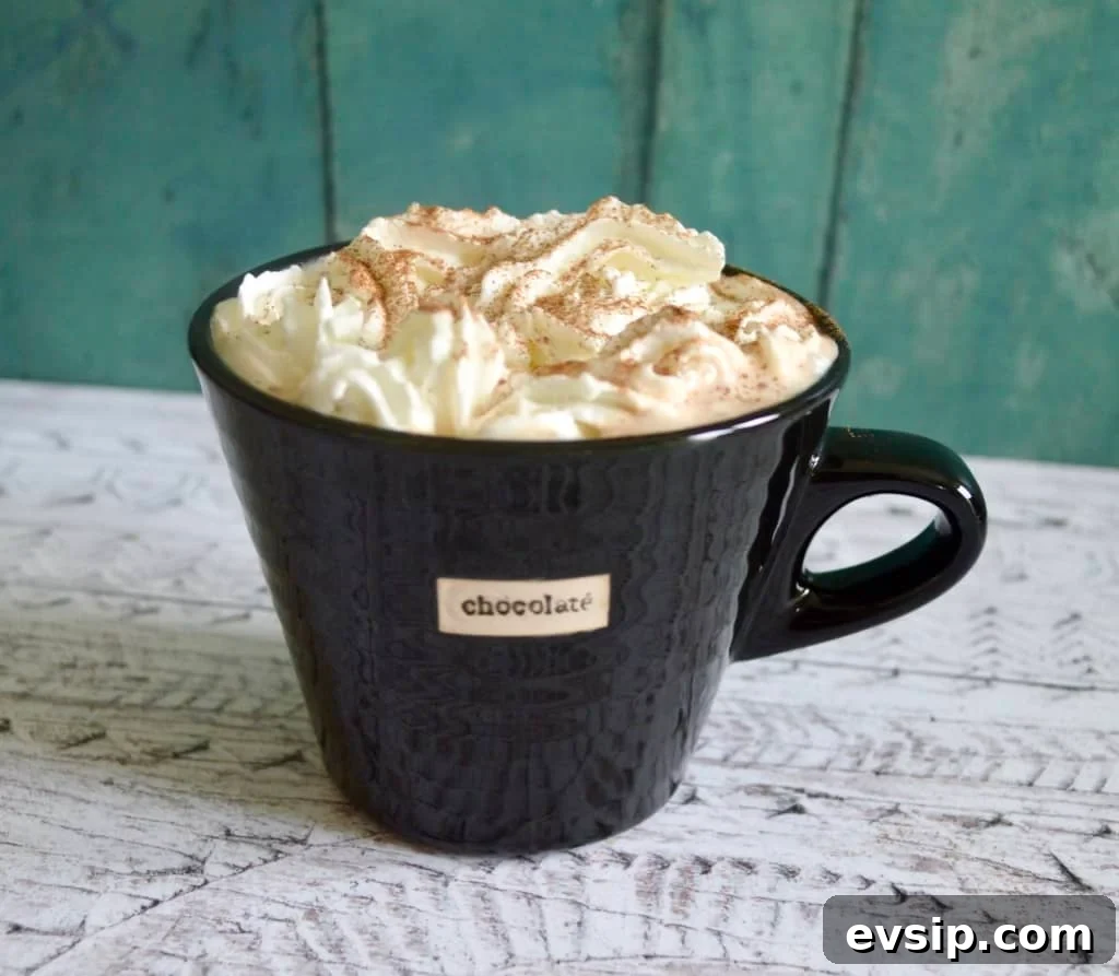 pumpkin spice hot chocolate