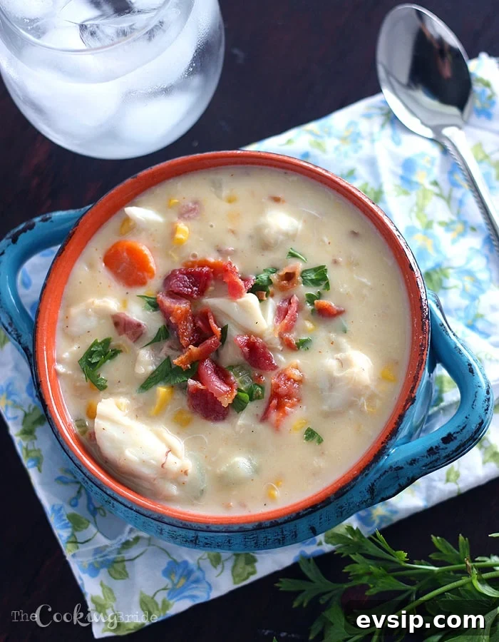 Corn and Crab Chowder - CookingBride.com