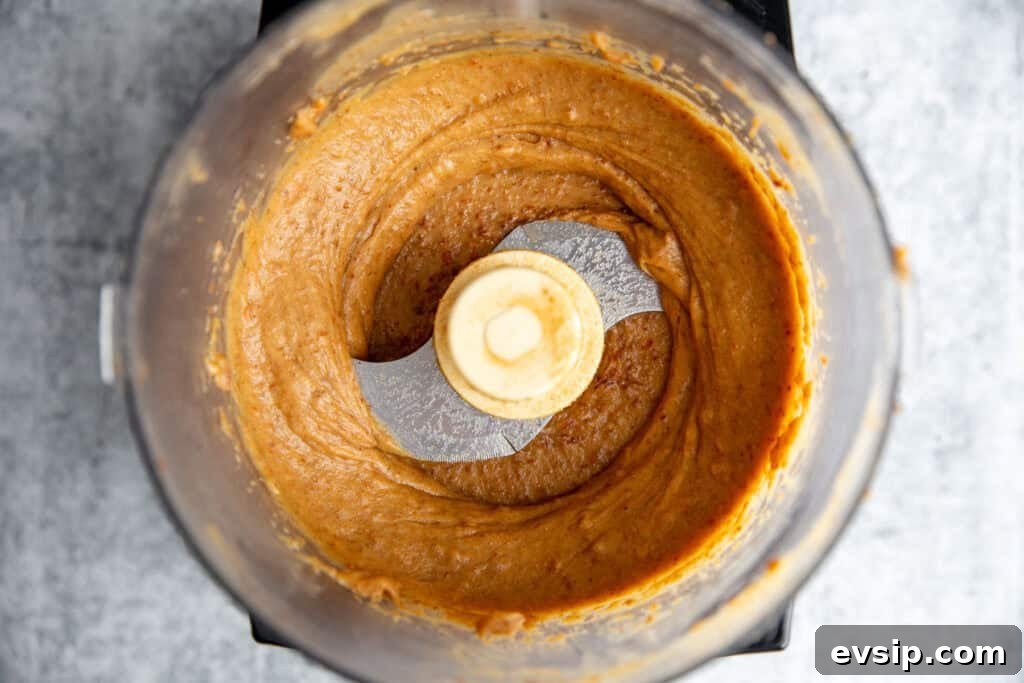 date caramel blending in a food processor