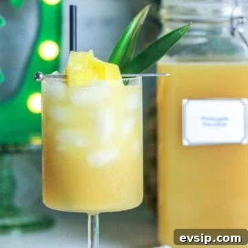 Pineapple drink.