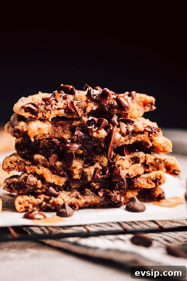 Chewy Peanut Butter Chocolate Chip Cookie Recipe 3 Cookie dough and chips