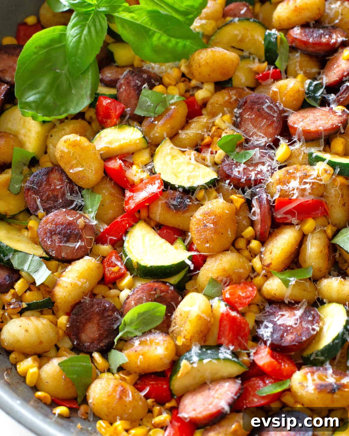 Sheet Pan Sausage, Gnocchi & Roasted Vegetables Dinner 2 One-Pan Sausage Gnocchi and Veggies