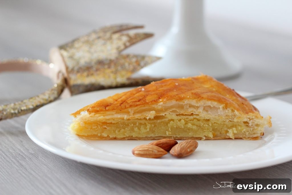 Galette des Rois: Traditional French King Cake Recipe & History 4 slice of almond cake