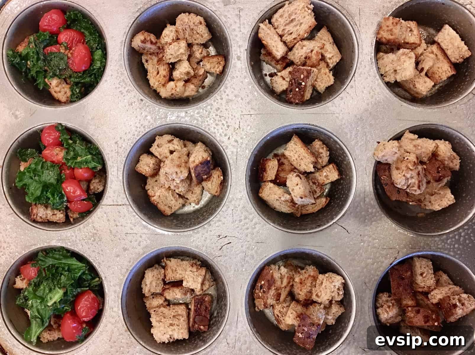 kale egg breakfast cups
