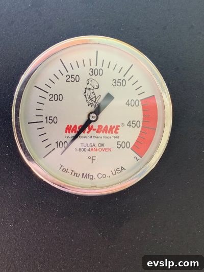 Built-in thermometer