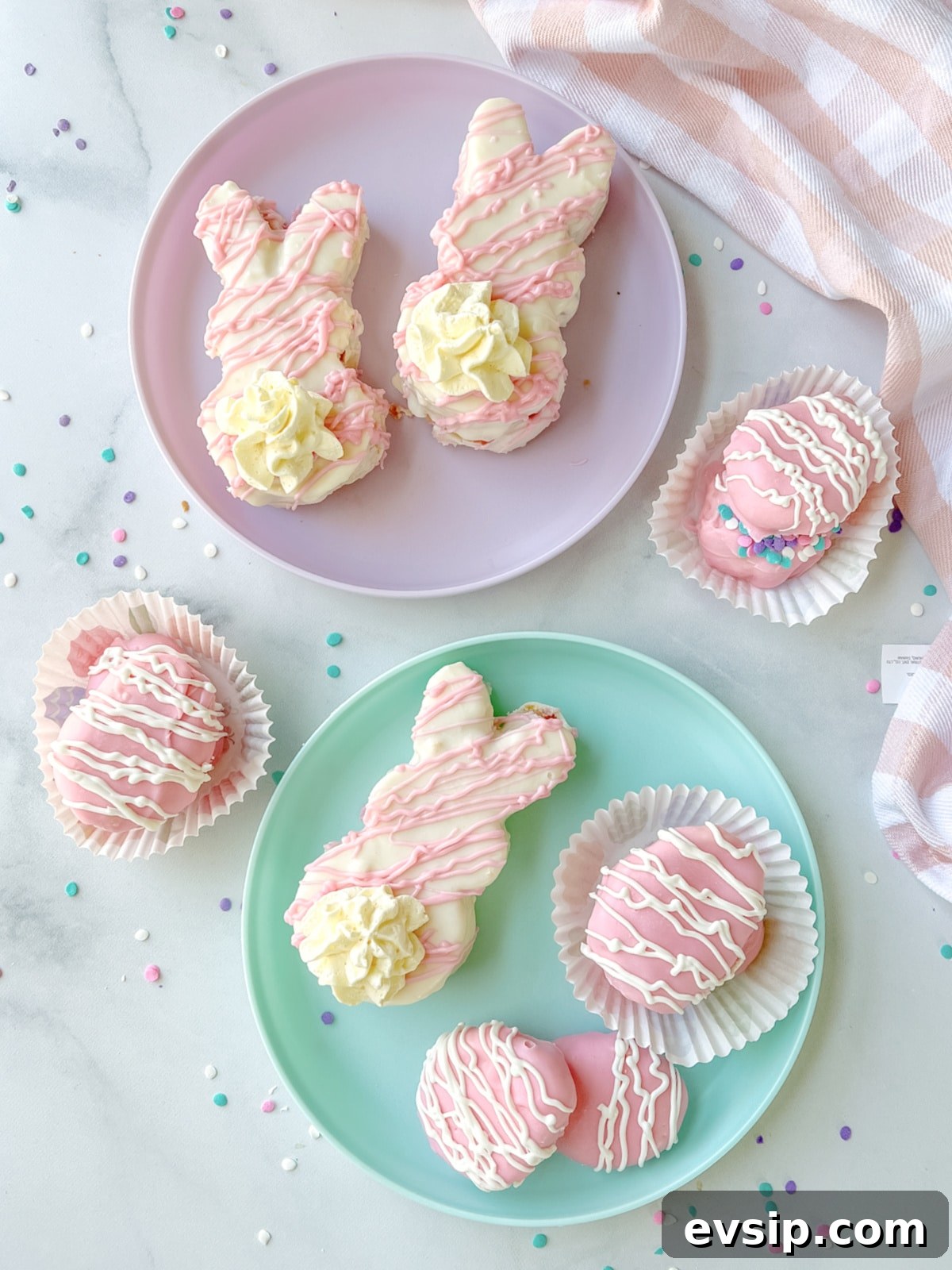 Bunny and Easter Egg Cakes