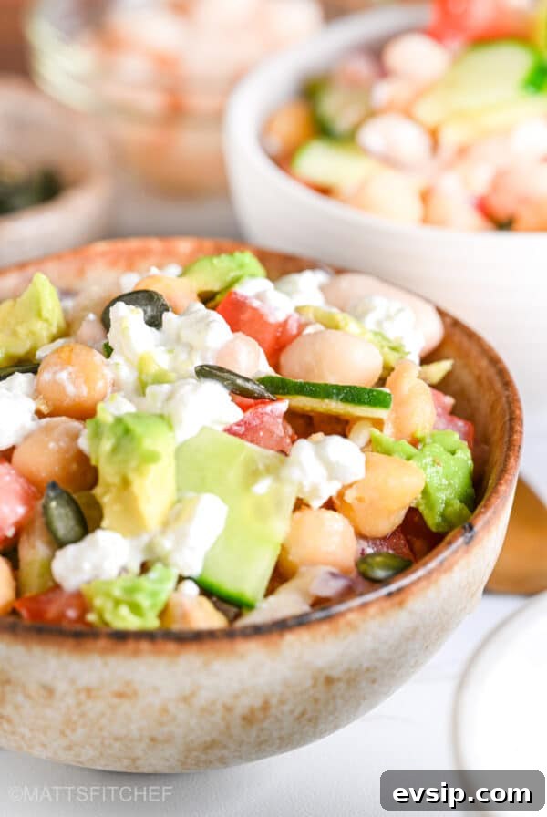 15 Delicious Cottage Cheese Recipes for Every Meal 28 High protein dense bean salad ready to eat as a healthy vegetarian side dish or main