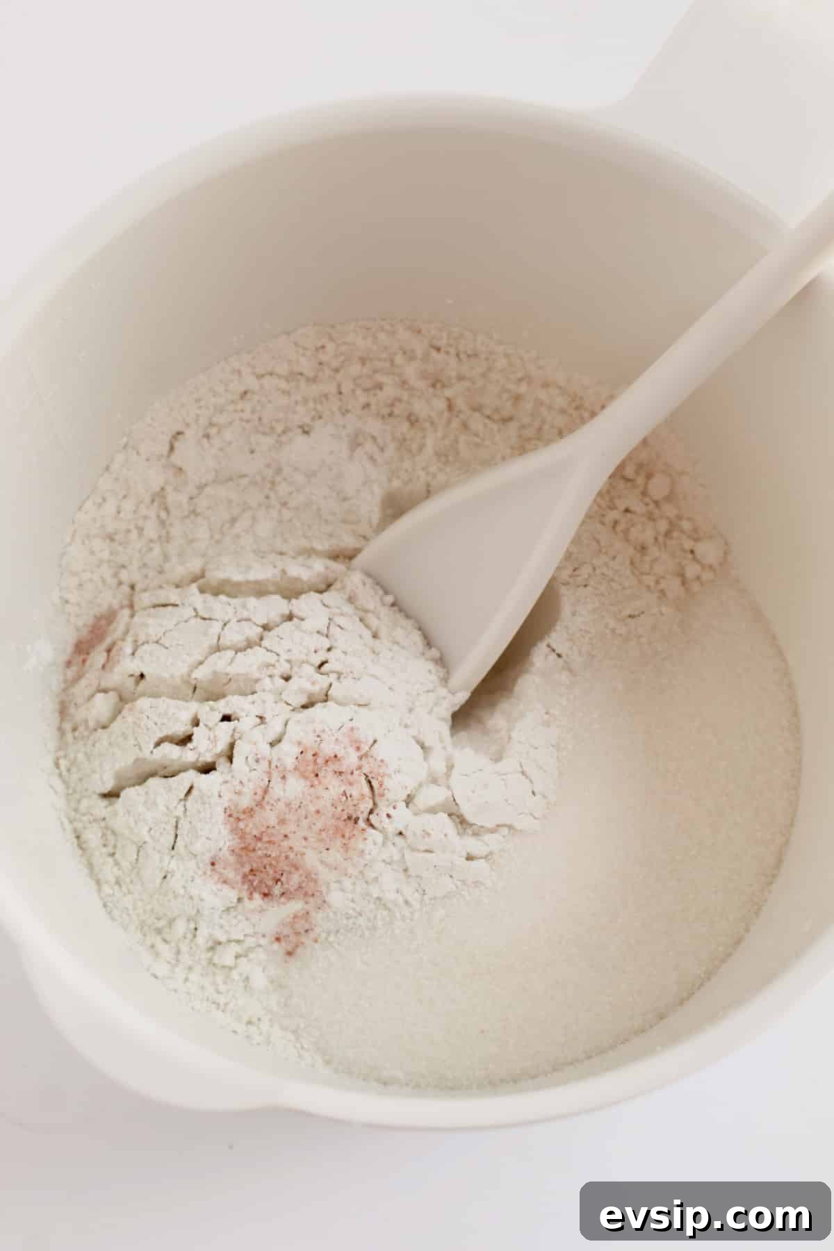 Moist Pumpkin Cake Without Gluten: Fall Dessert Recipe 4 dry ingredients in bowl