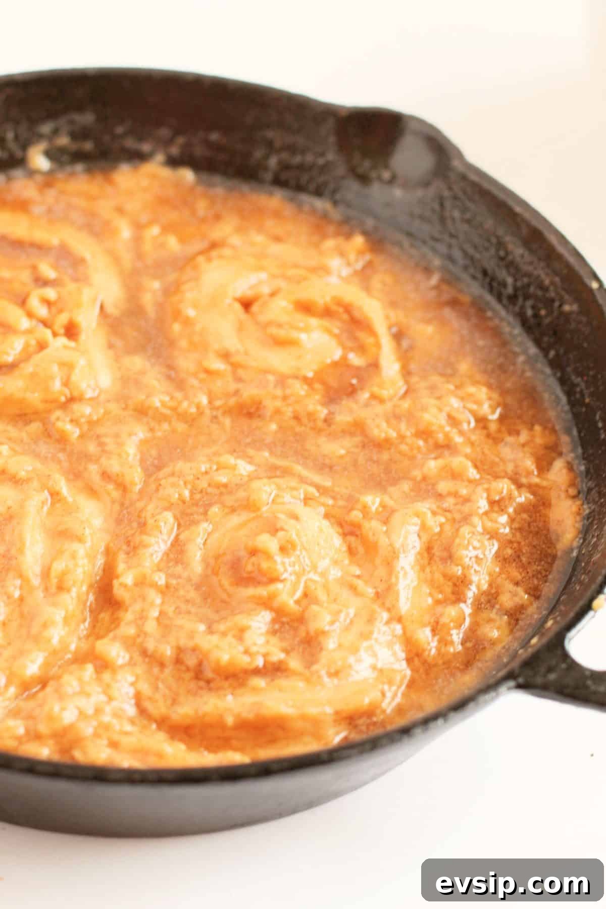 Moist Pumpkin Cake Without Gluten: Fall Dessert Recipe 9 swirl topping into batter