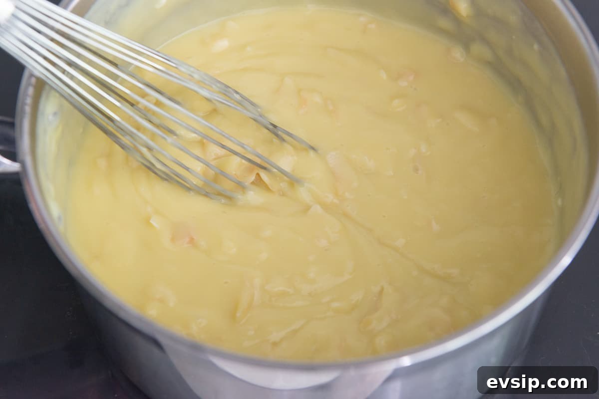 Classic Coconut Cream Pie Recipe: Silky, Homemade Dessert 10 Whisk together the filling until the butter has melted