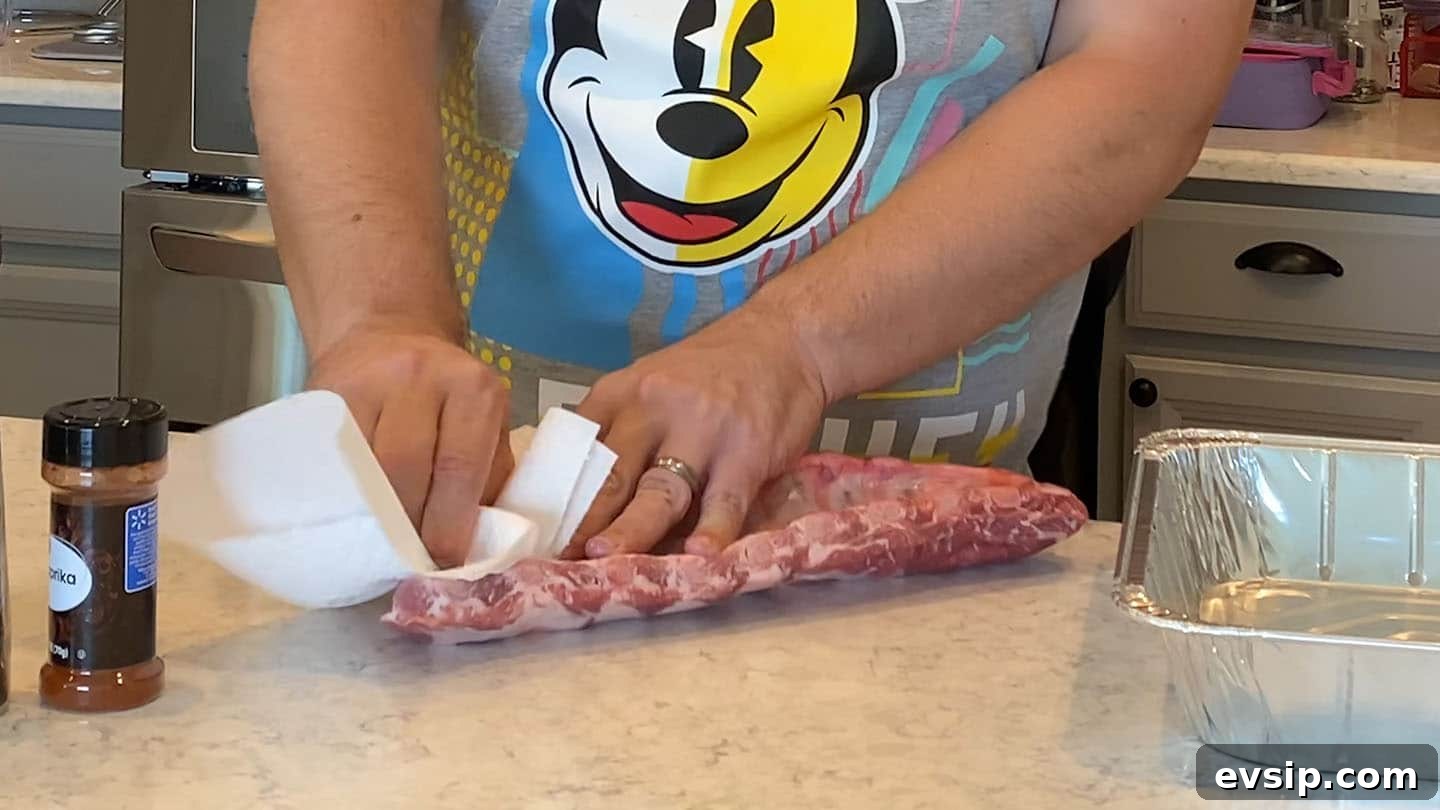 removing silver skin from ribs
