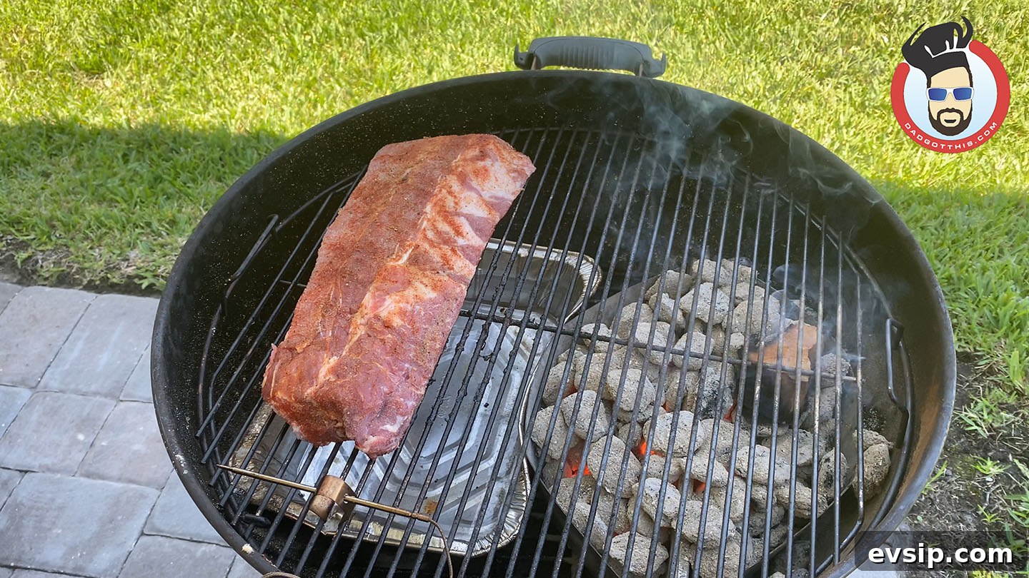 indirect grilling setup weber kettle