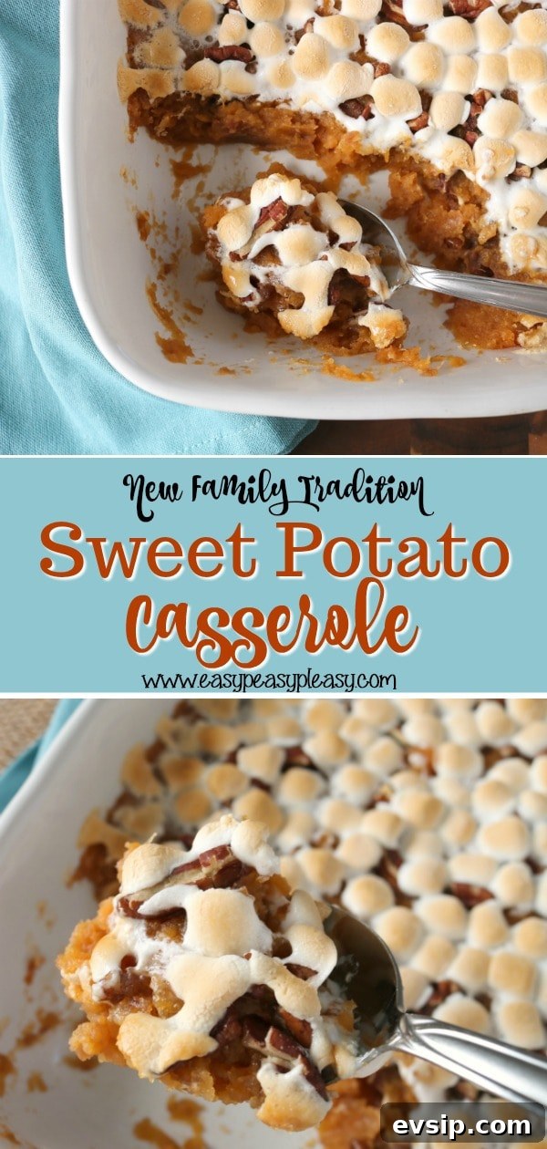 Sweet Potato Casserole Recipe: A New Holiday Tradition 6 This sweet potato casserole made a new family tradition to our holiday menu. Its become a new favorite Thanksgiving recipe and Christmas recipe. #sweetpotato #sweetpotatocasserole #recipe #Christmasrecipe #thanksgivingrecipe