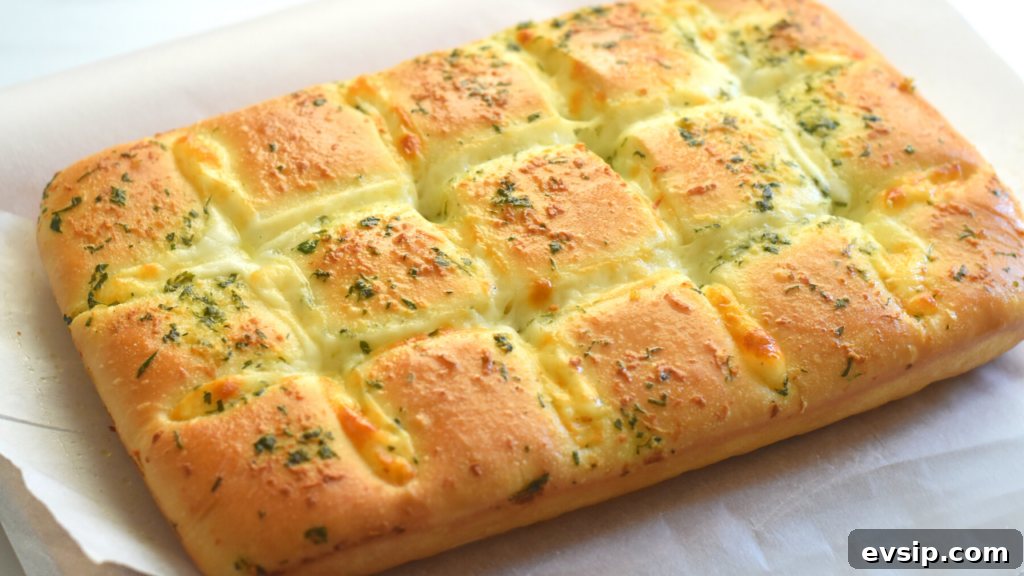 cheesy garlic bread from scratch