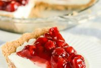 No-Bake Cherry Cheesecake with Creamy Whipped Filling