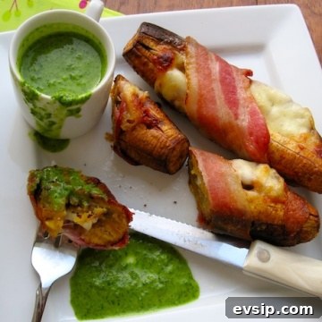 Platanos con Queso y Tocineta
