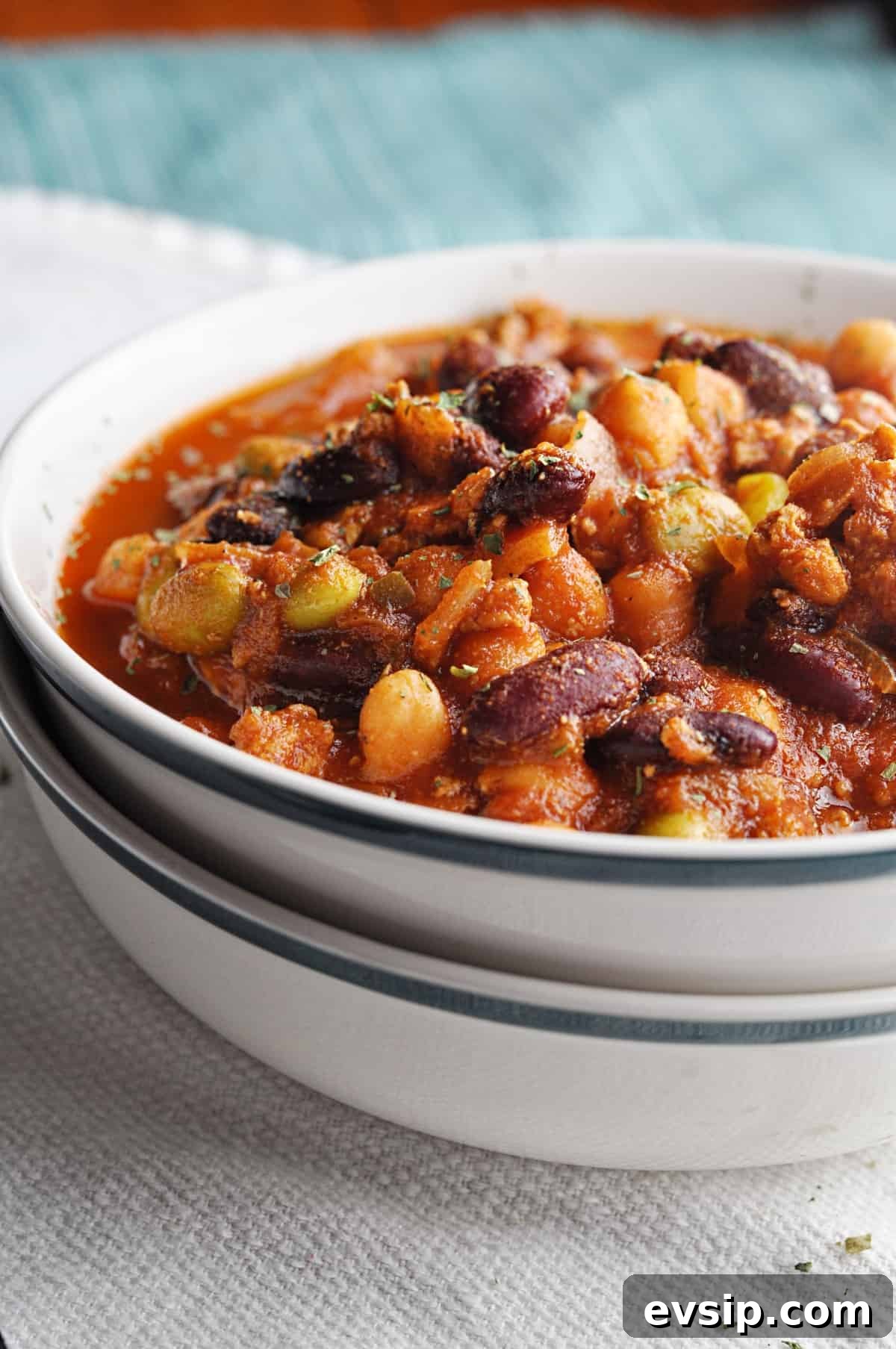 Panera Turkey Chili Recipe copycat in bowl