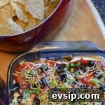 Layered Up Nacho Dip from www.ApronFreeCooking.com
