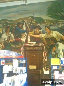 Post office mural