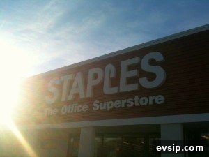 Staples run