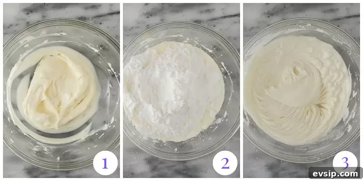 Christmas Poke Cake Recipe: Festive Holiday Dessert 5 how to make vanilla buttercream step by step