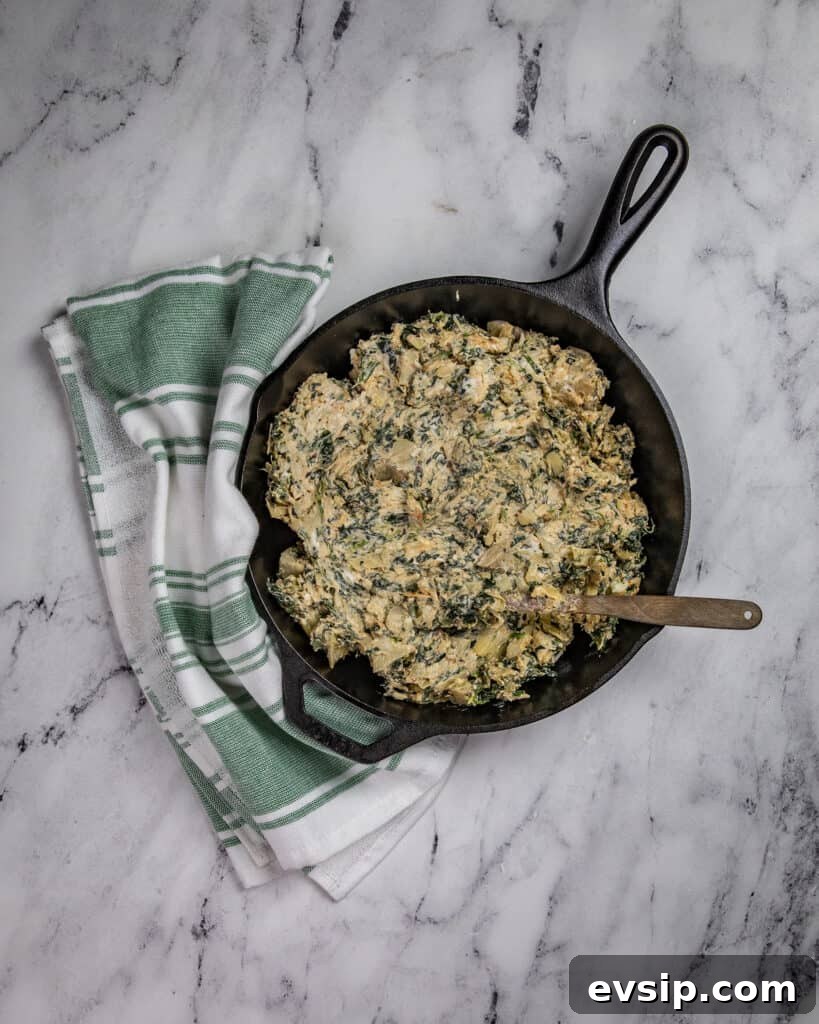 Smoky Three-Cheese Spinach and Artichoke Dip Recipe 5 img 5842 4