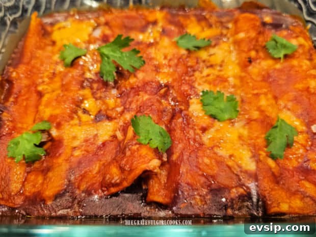 Air Fryer Cheese Enchiladas - The Grateful Girl Cooks! Air Fryer Cheese Enchiladas can be garnished with cilantro and/or sour cream.