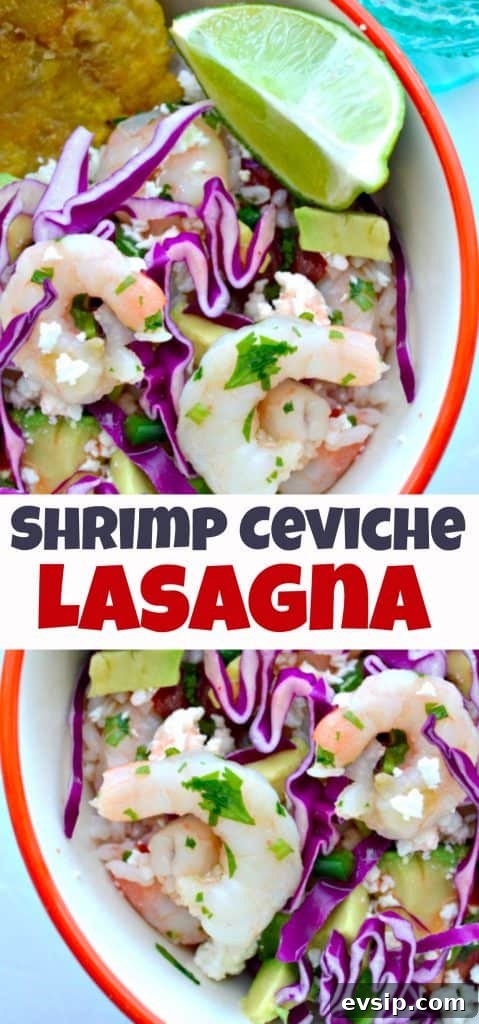 shrimp ceviche lasagna 