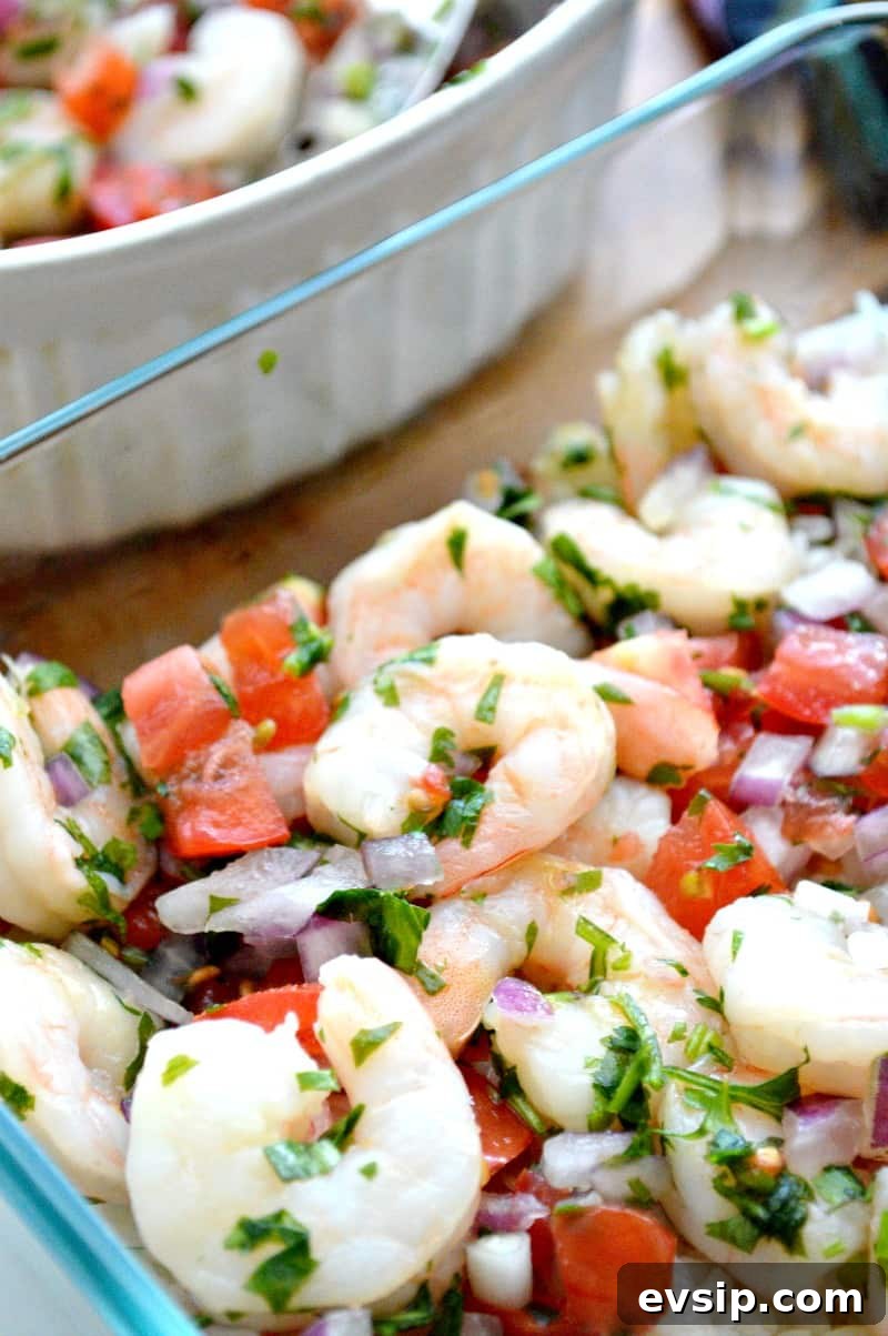 shrimp ceviche lasagna