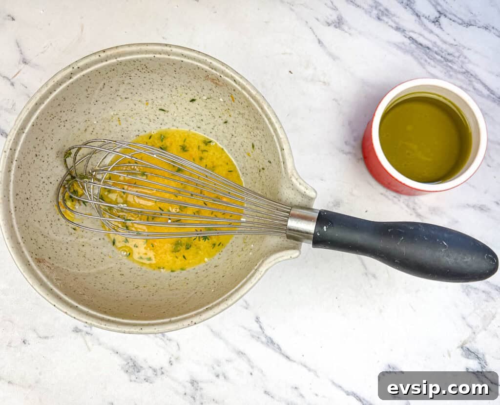 Make dressing.
